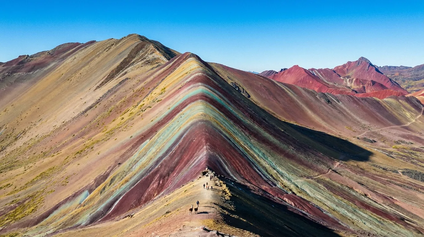 DÍA 3: MONTAÑA DE 7 COLORES – VALLE ROJO – LAGUNA AUSANGATE